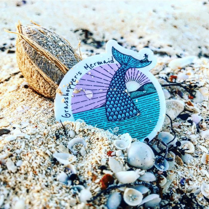 GrasshopperMermaid beach